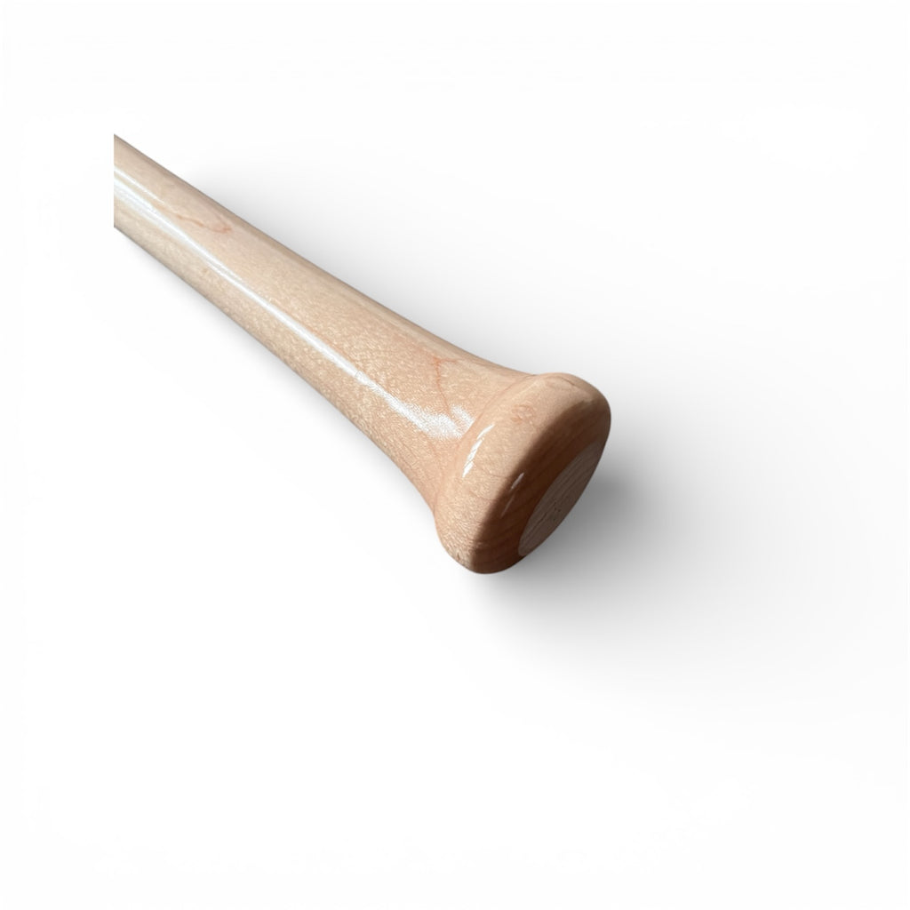 Premium Maple Wood Baseball Bat - Wood Vanished - Bear Bones