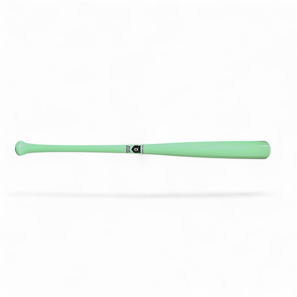 BATTING PRACTICE Wood Baseball Bat - Pink or Green - Bear Bones