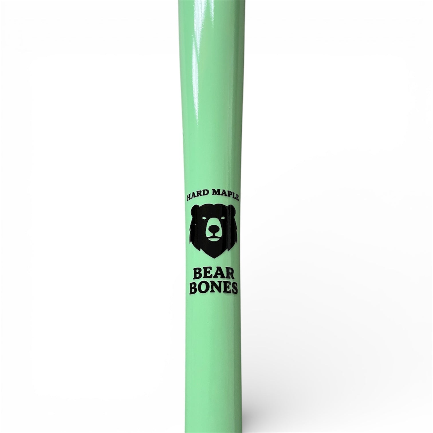 Premium Maple Wood Baseball Bat - Mint Green - Bear Bones Bats
