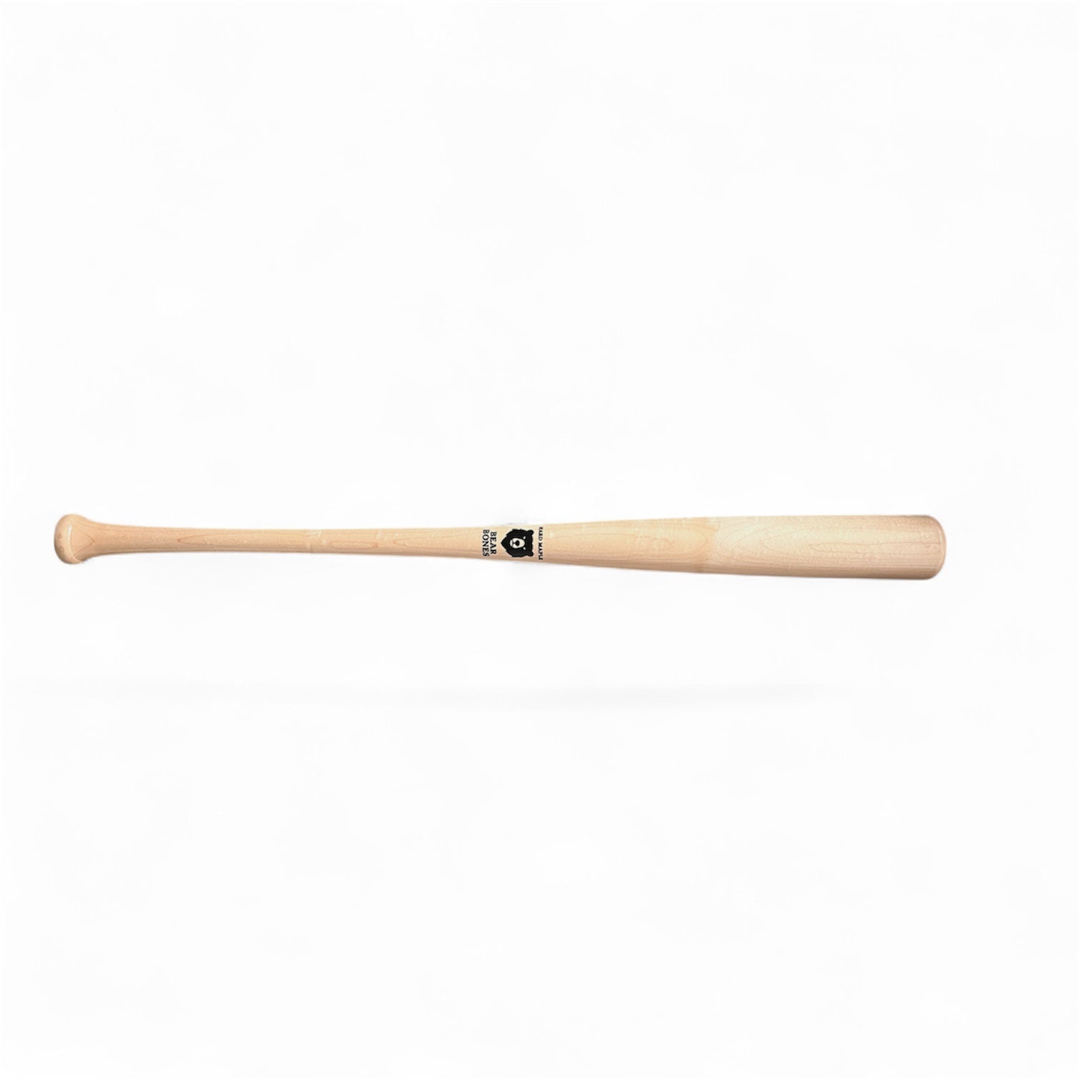 Premium Maple Wood Baseball Bat - Wood Vanished - Bear Bones